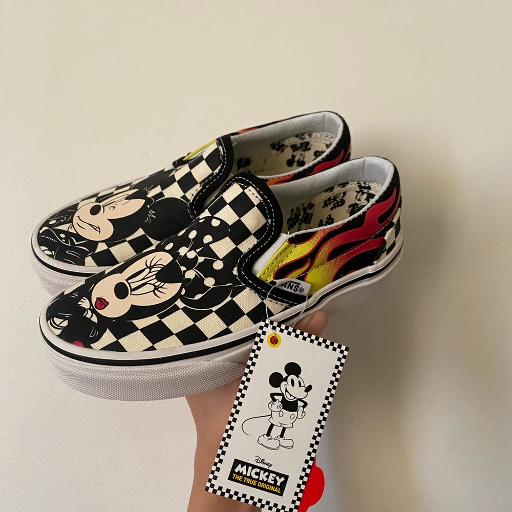 NEW- Vans Toddler Disney Checkerboard Vans